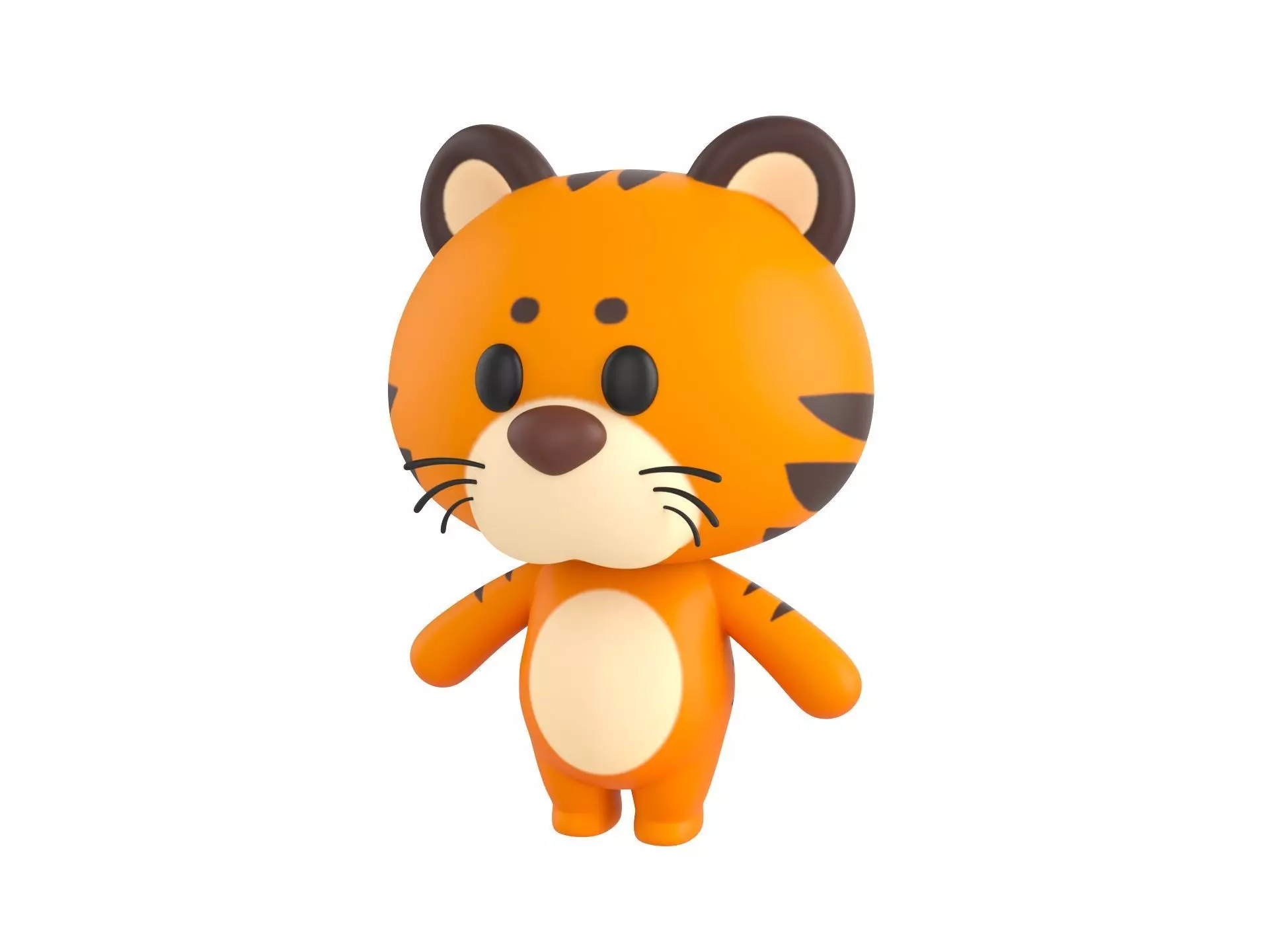 Character008 Tiger 3D model_0