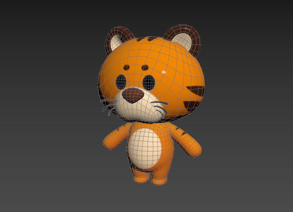 Character008 Tiger 3D model_11