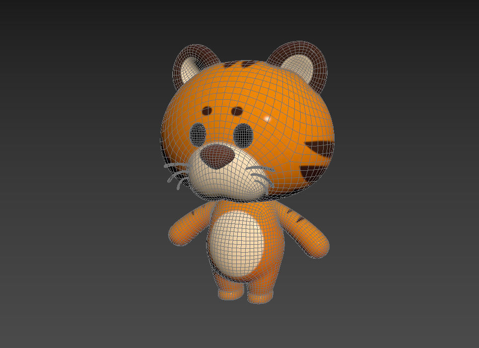 Character008 Tiger 3D model_12