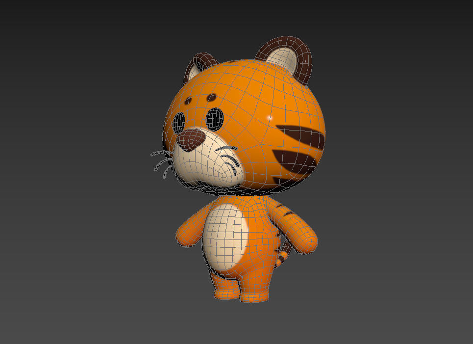 Character008 Tiger 3D model_17
