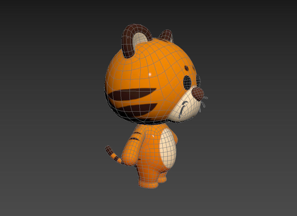Character008 Tiger 3D model_14