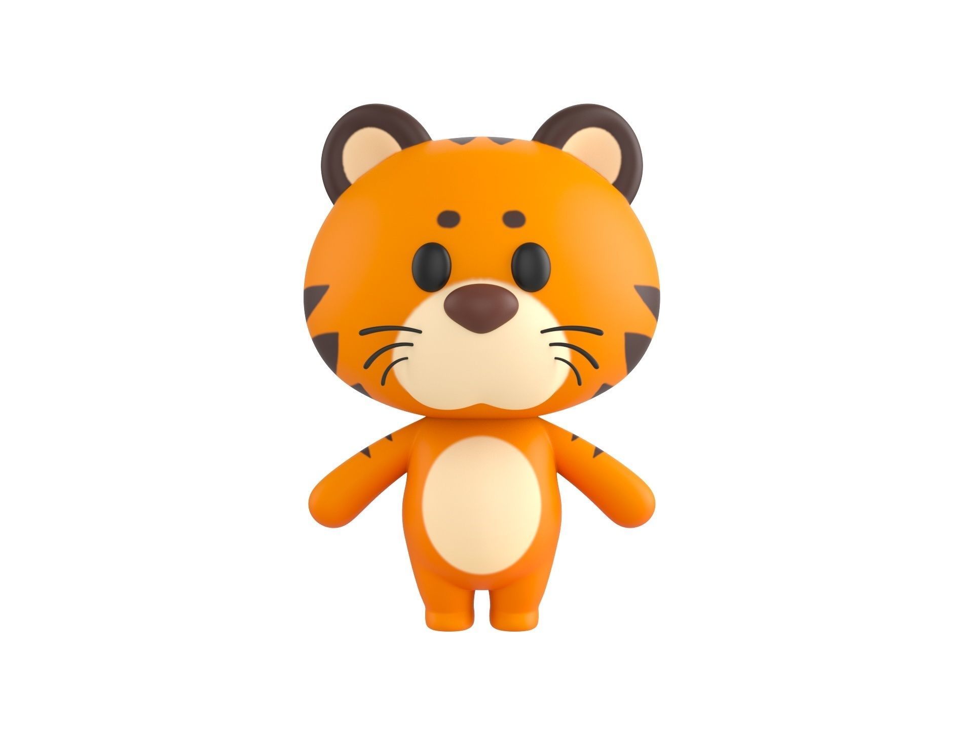 Character008 Tiger 3D model_1