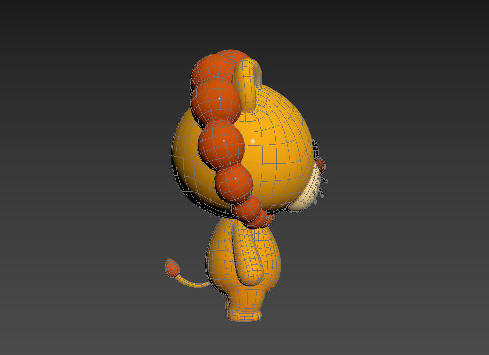 Character009 Lion 3D model_12