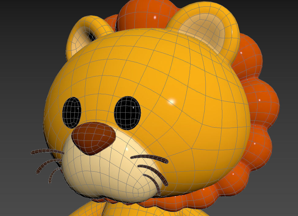 Character009 Lion 3D model_16