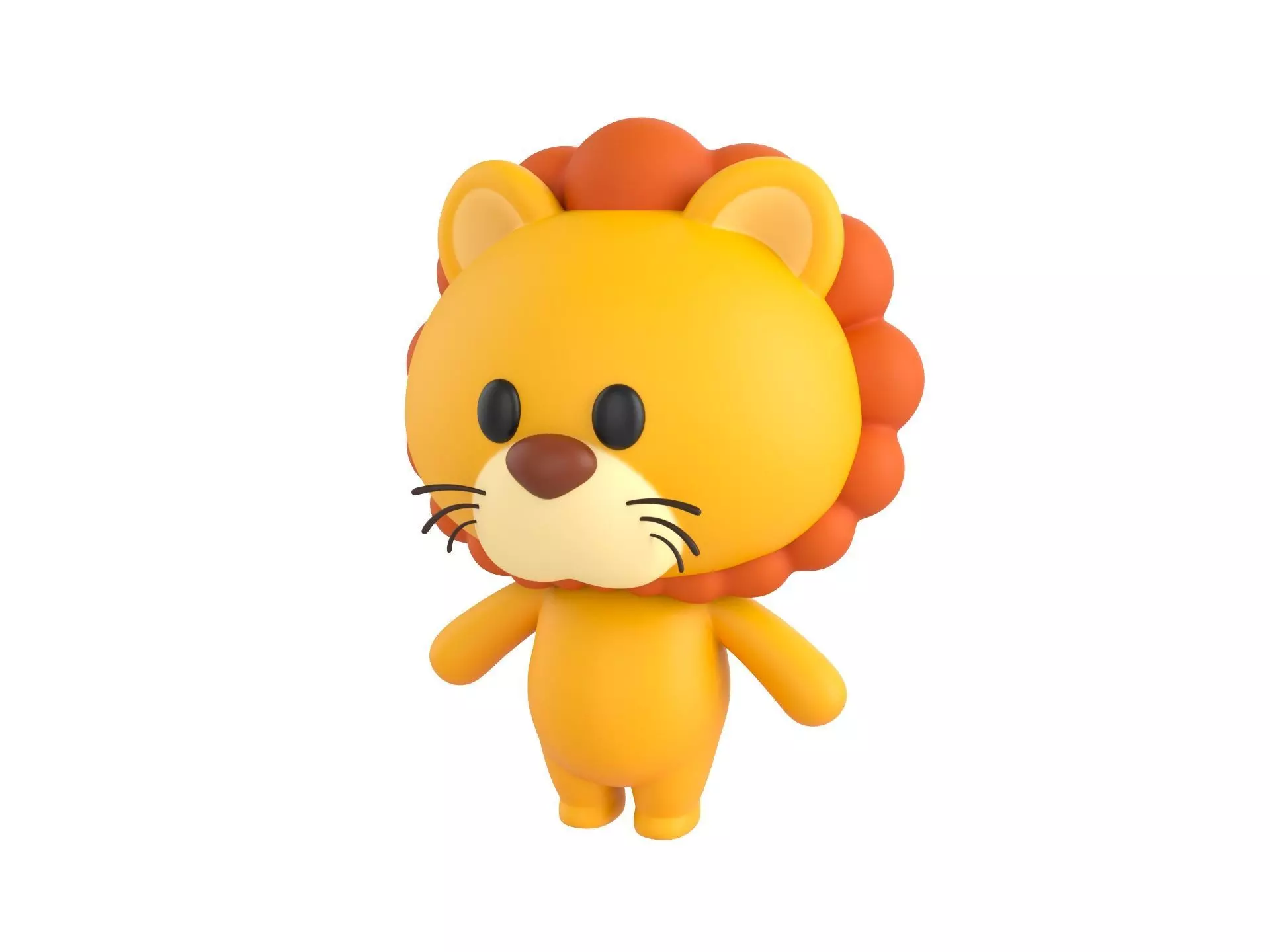 Character009 Lion 3D model_0
