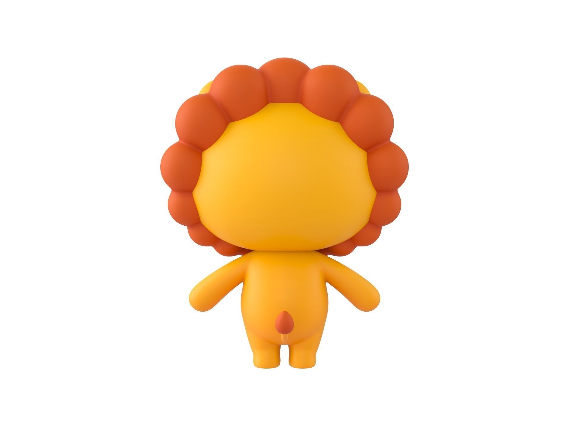 Character009 Lion 3D model_4