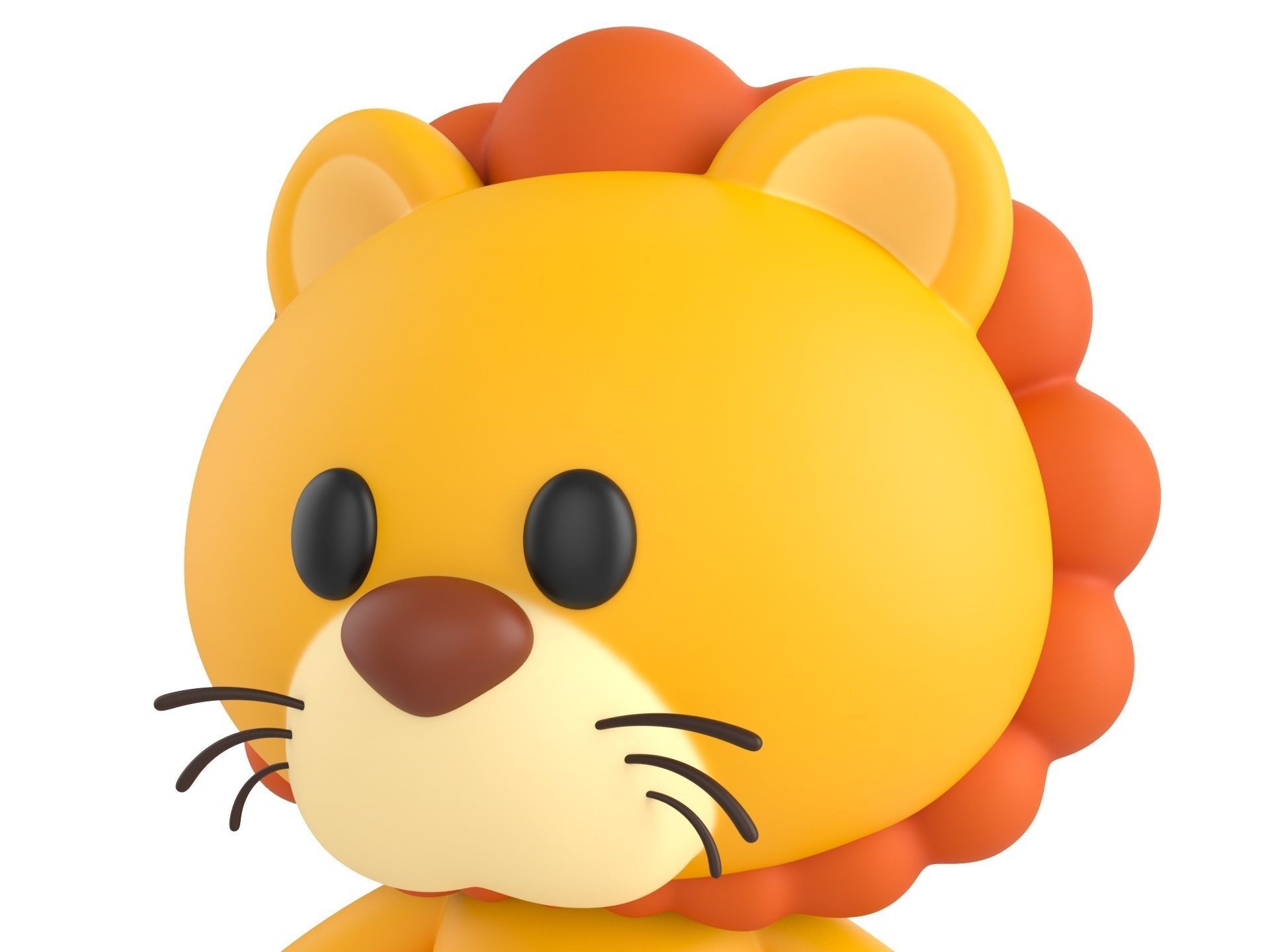 Character009 Lion 3D model_6