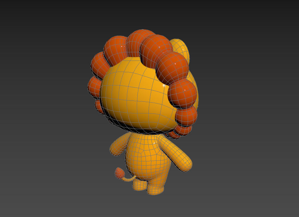 Character009 Lion 3D model_13