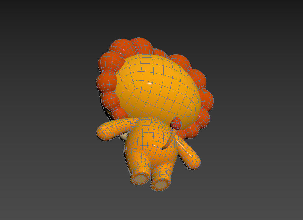 Character009 Lion 3D model_14