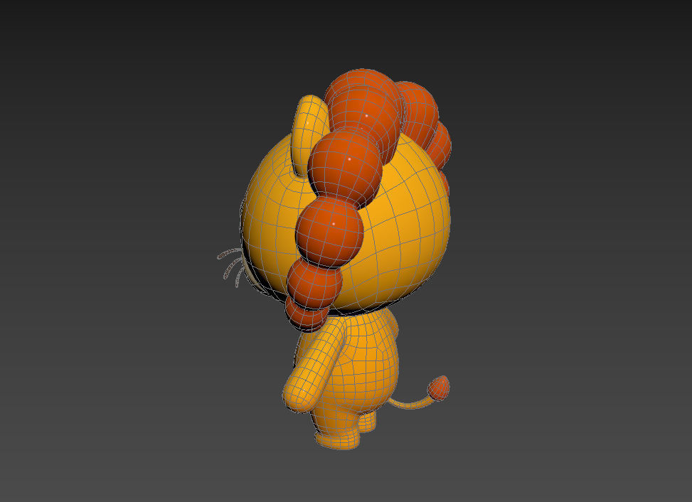 Character009 Lion 3D model_15