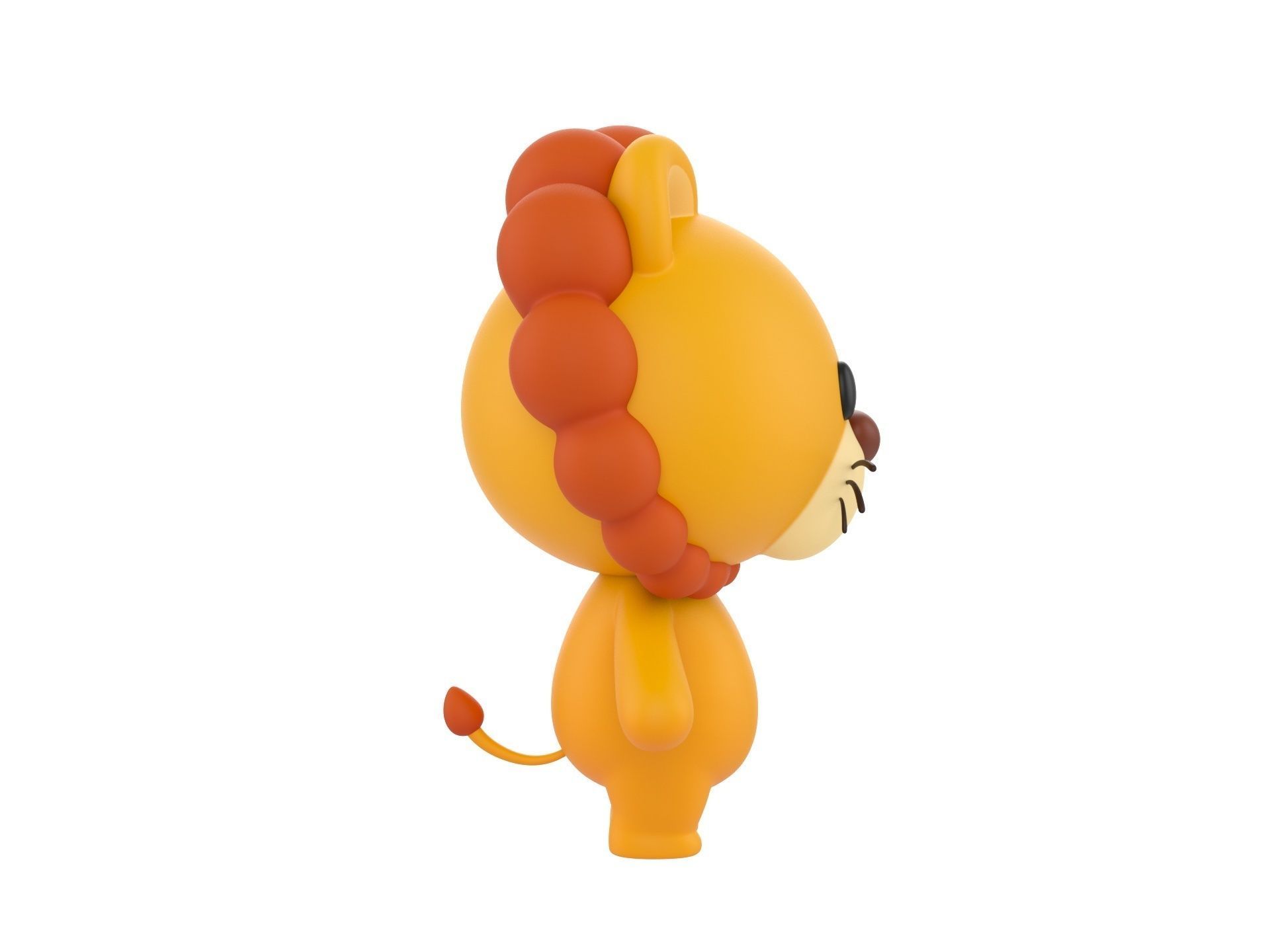 Character009 Lion 3D model_3