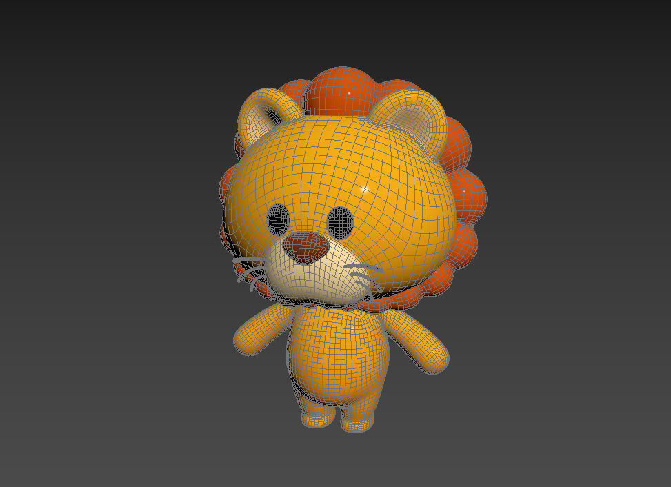 Character009 Lion 3D model_10