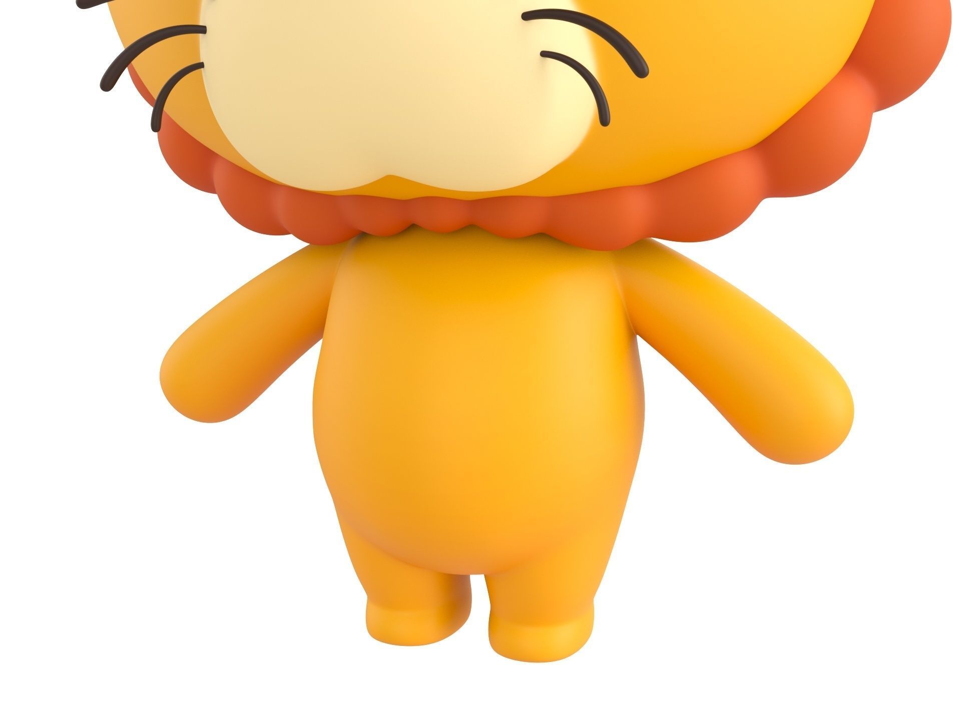 Character009 Lion 3D model_7