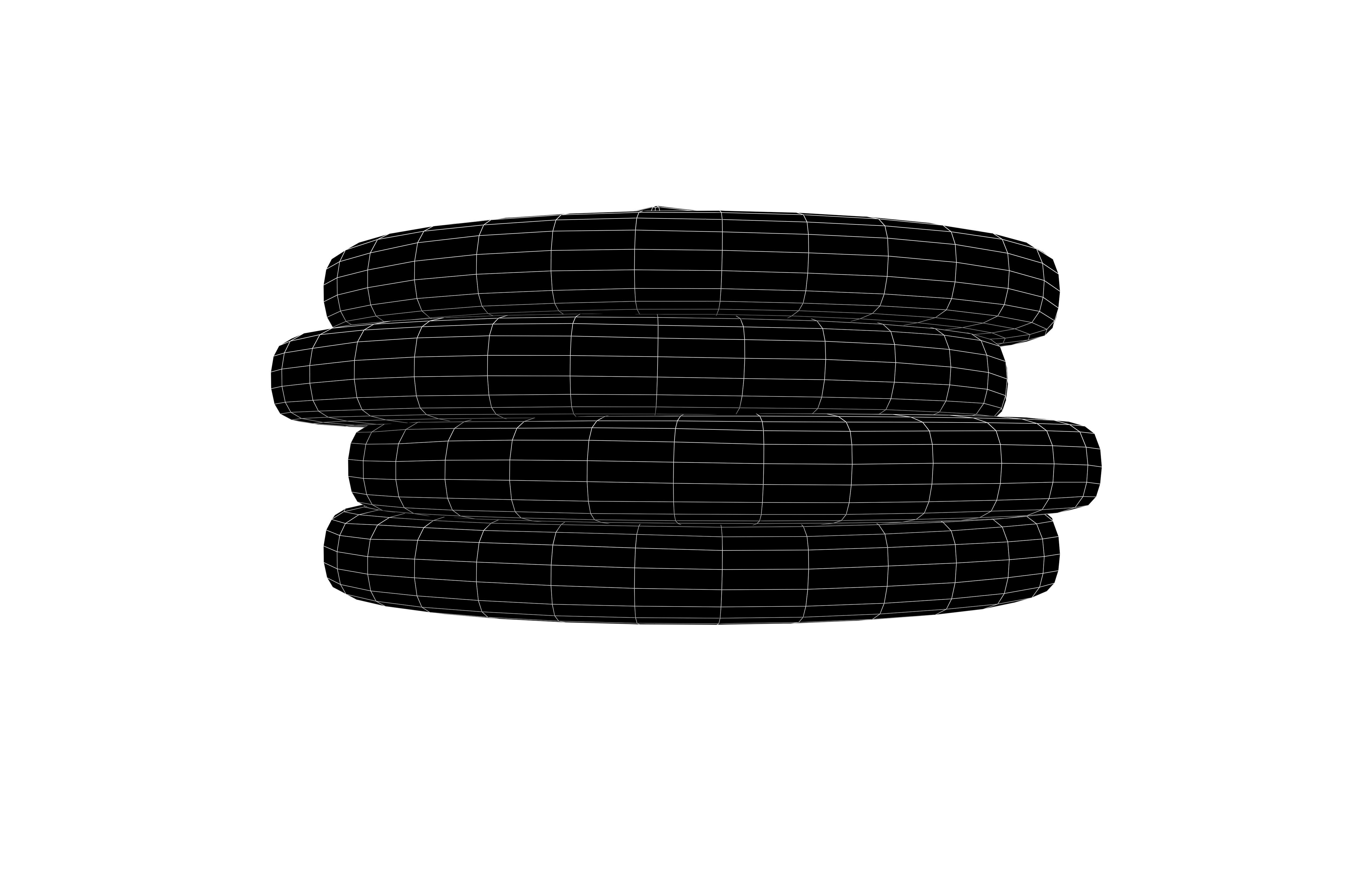 Pancake v4 Pack 01 Low-poly 3D model_36