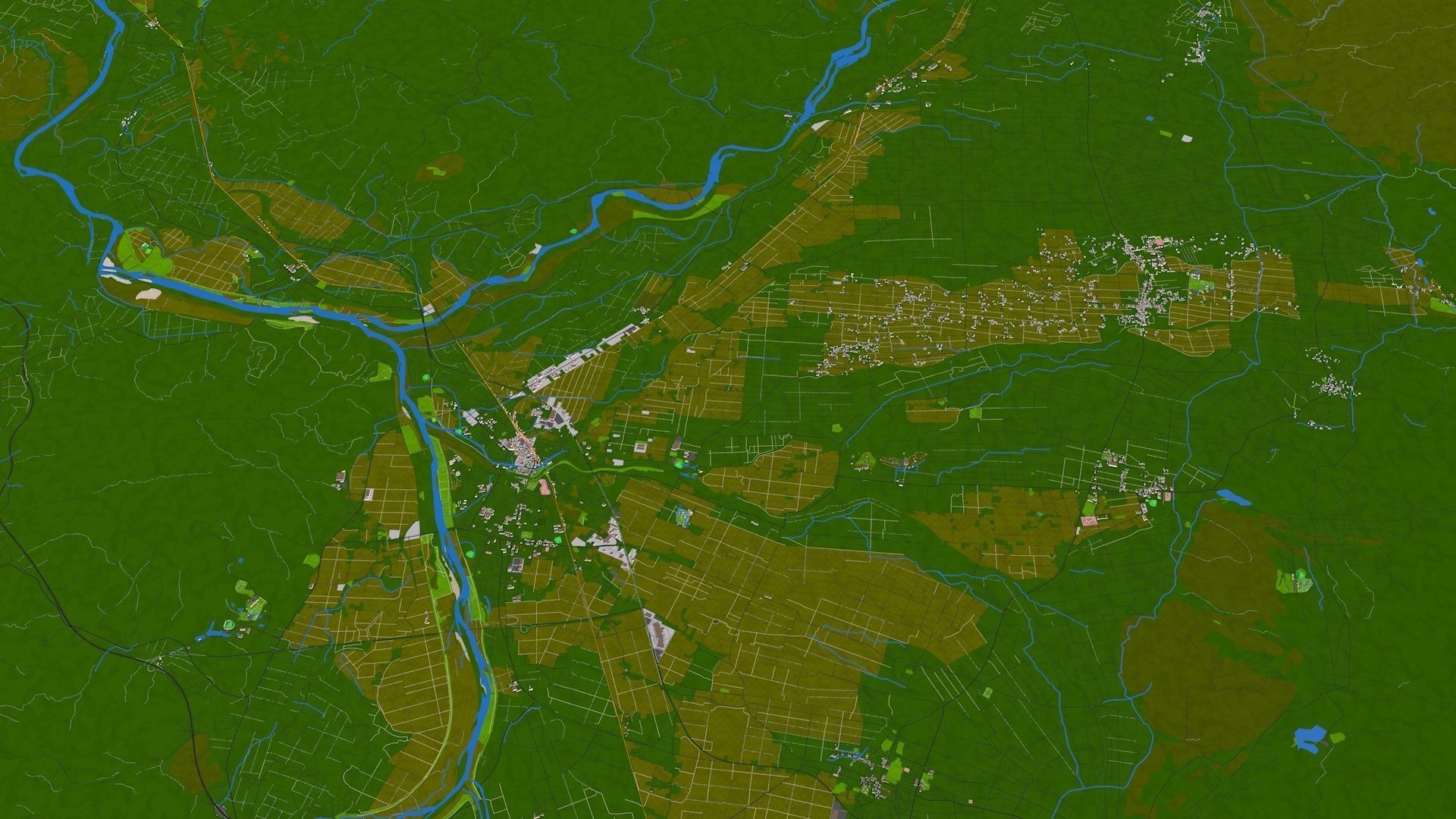 Akita 3d City Japan October  2020 GIS data 3D model_14