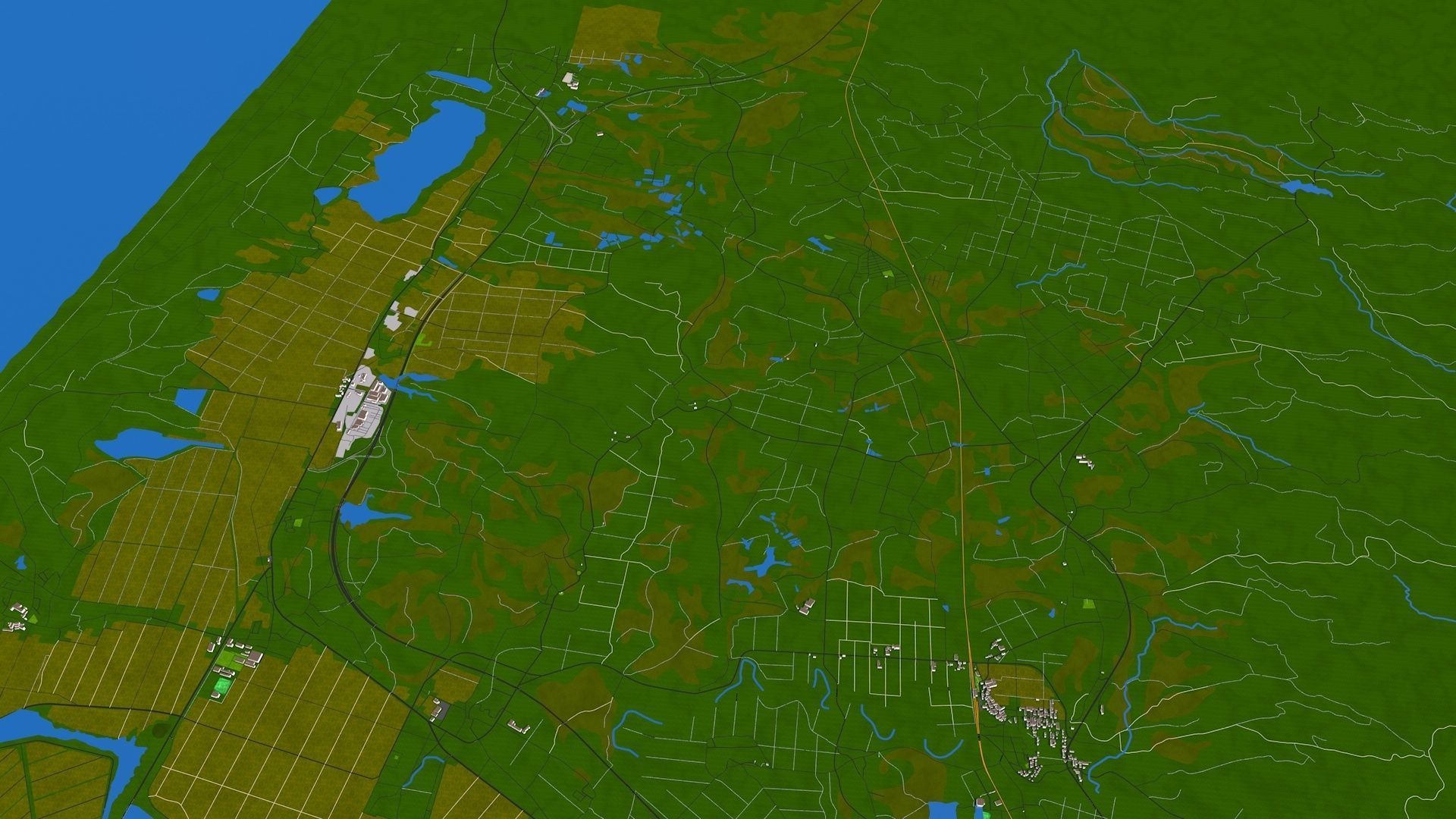 Akita 3d City Japan October  2020 GIS data 3D model_12