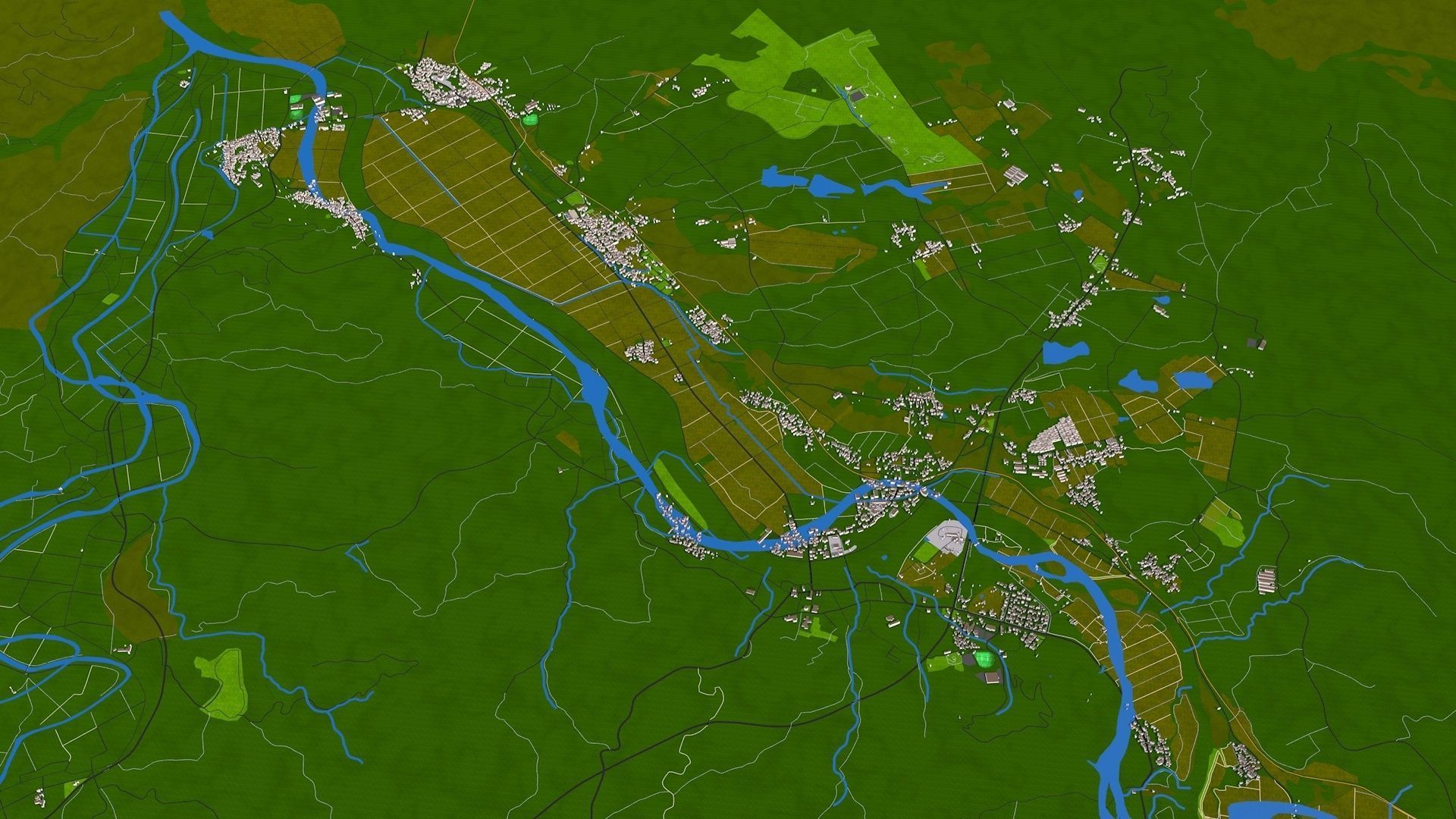 Akita 3d City Japan October  2020 GIS data 3D model_13