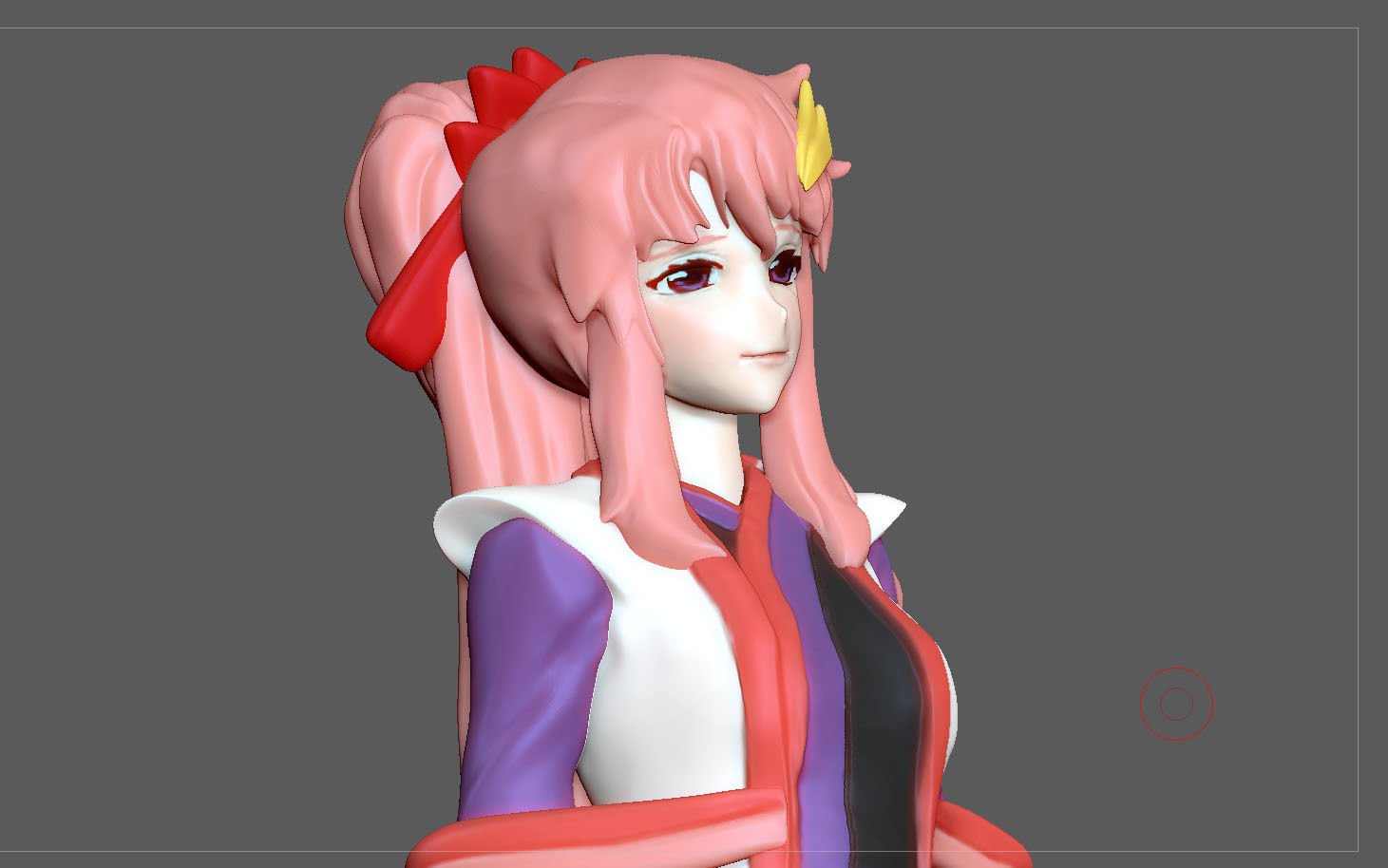 LACUS CLYNE GUNDAM SEED DESTINY ANIME STATUE FOR 3D PRINT 3D print model_3