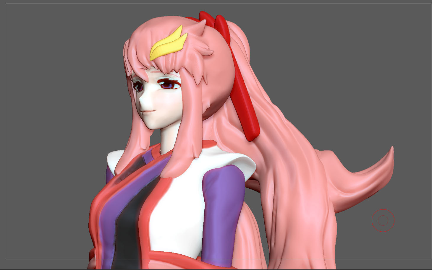 LACUS CLYNE GUNDAM SEED DESTINY ANIME STATUE FOR 3D PRINT 3D print model_4
