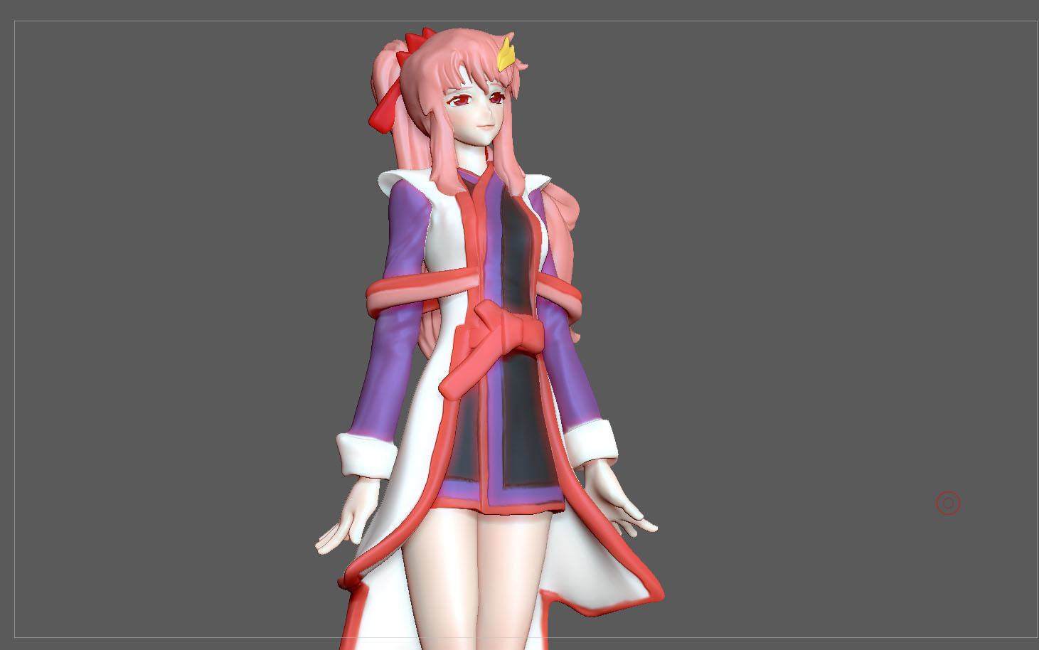 LACUS CLYNE GUNDAM SEED DESTINY ANIME STATUE FOR 3D PRINT 3D print model_6