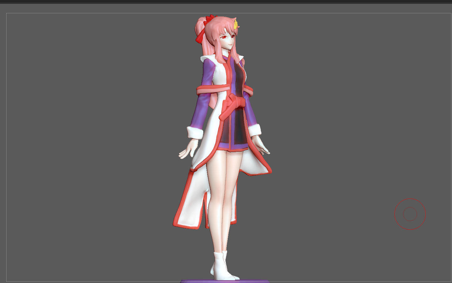 LACUS CLYNE GUNDAM SEED DESTINY ANIME STATUE FOR 3D PRINT 3D print model_8