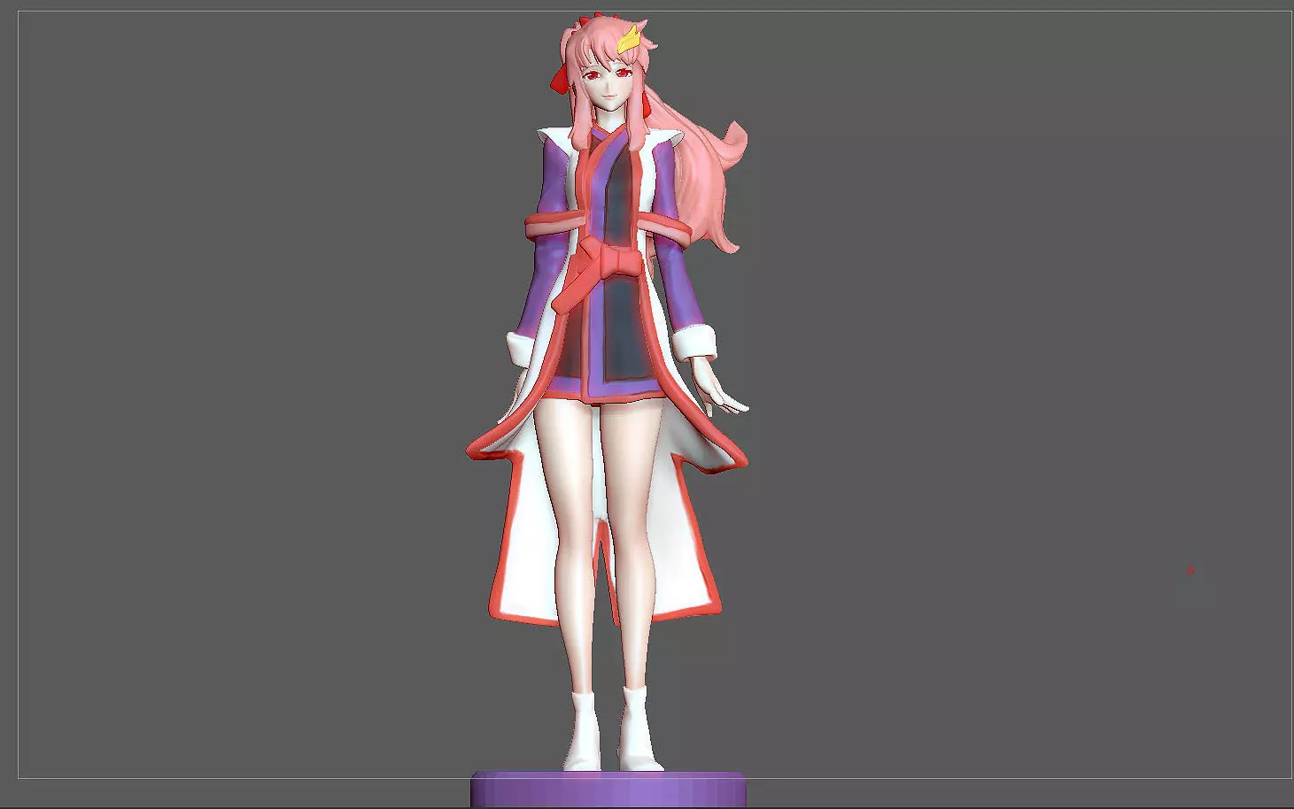 LACUS CLYNE GUNDAM SEED DESTINY ANIME STATUE FOR 3D PRINT 3D print model_0