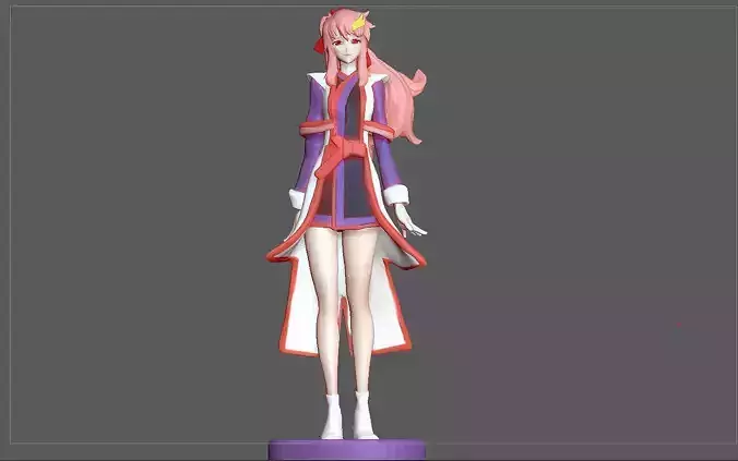 LACUS CLYNE GUNDAM SEED DESTINY ANIME STATUE FOR 3D PRINT 3D print model