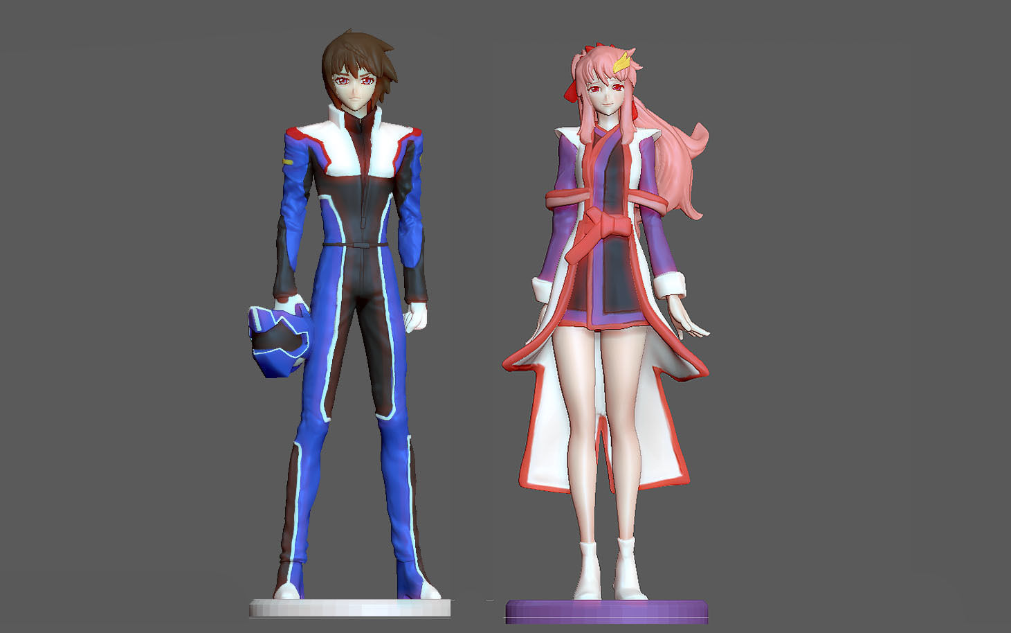 LACUS CLYNE GUNDAM SEED DESTINY ANIME STATUE FOR 3D PRINT 3D print model_11
