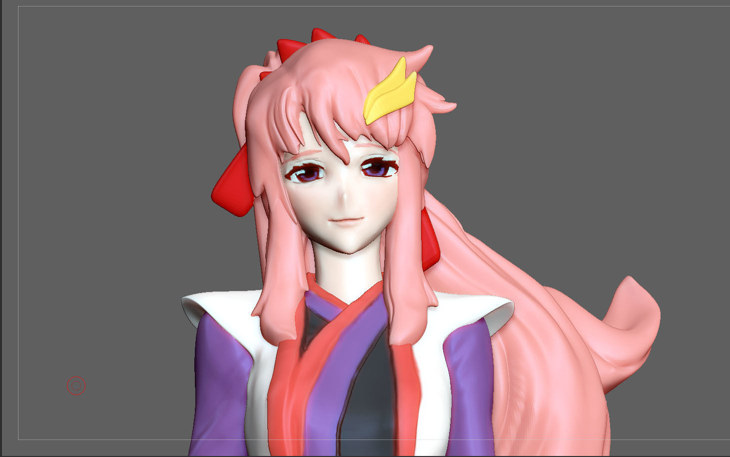 LACUS CLYNE GUNDAM SEED DESTINY ANIME STATUE FOR 3D PRINT 3D print model_1