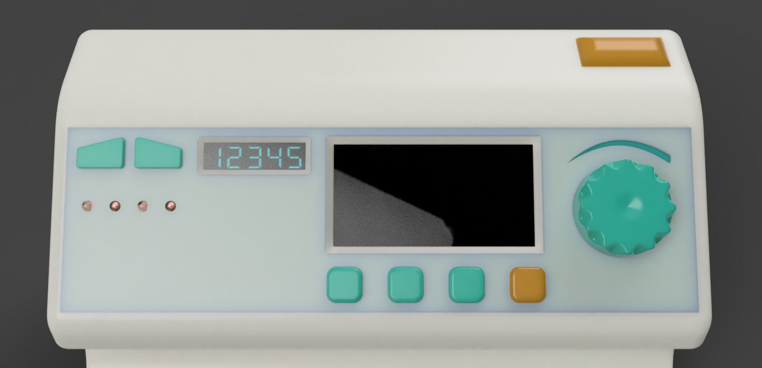 syringe pump 3D model_5