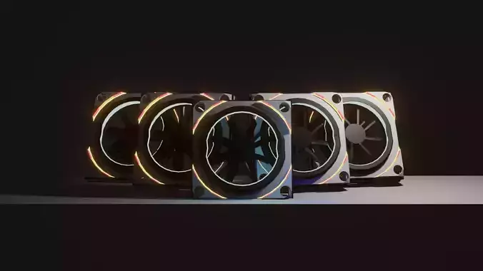 3D-Model Turbo Cooling Fan