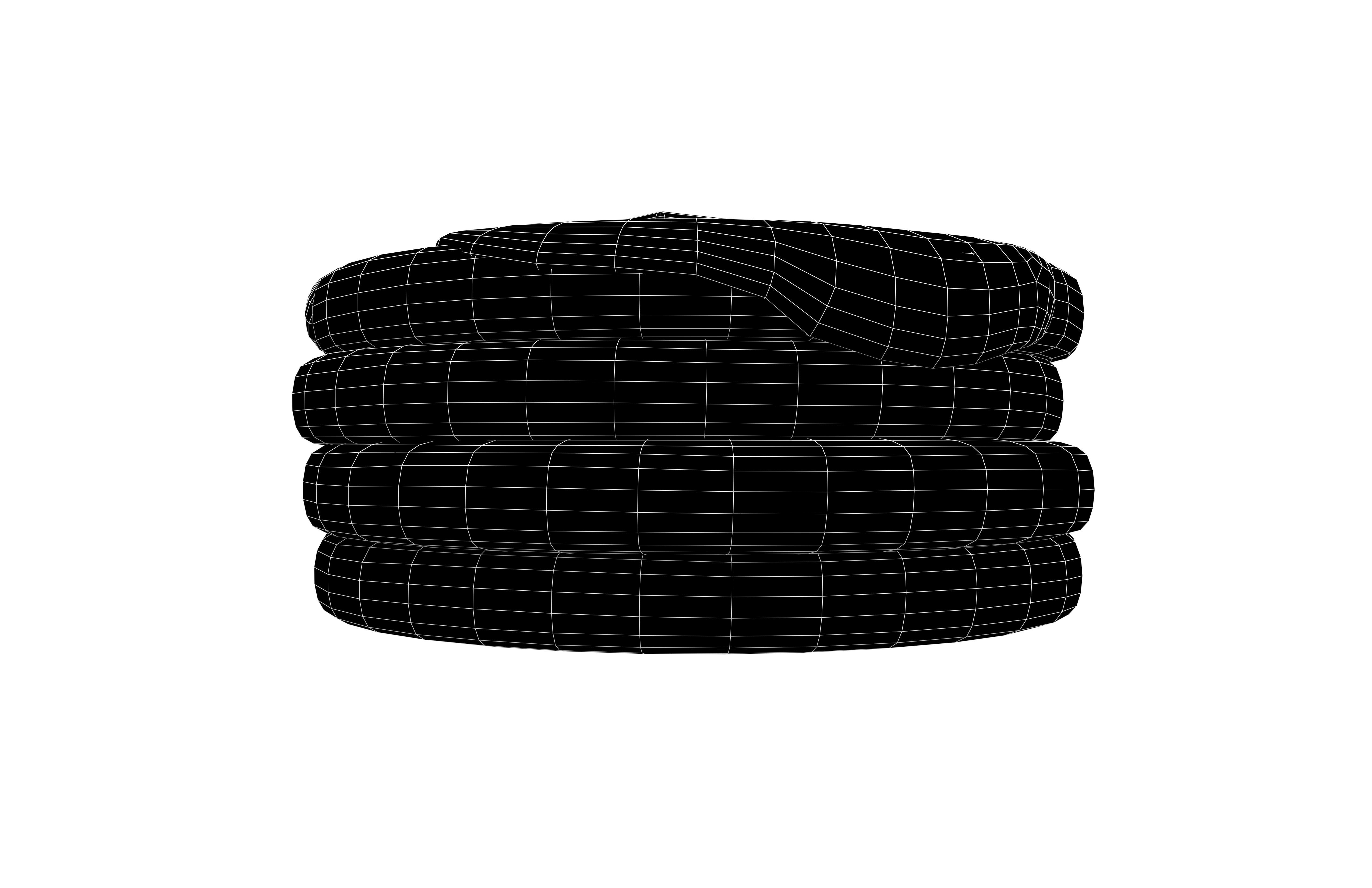 Pancake Mega Pack 01 Low-poly 3D model_69