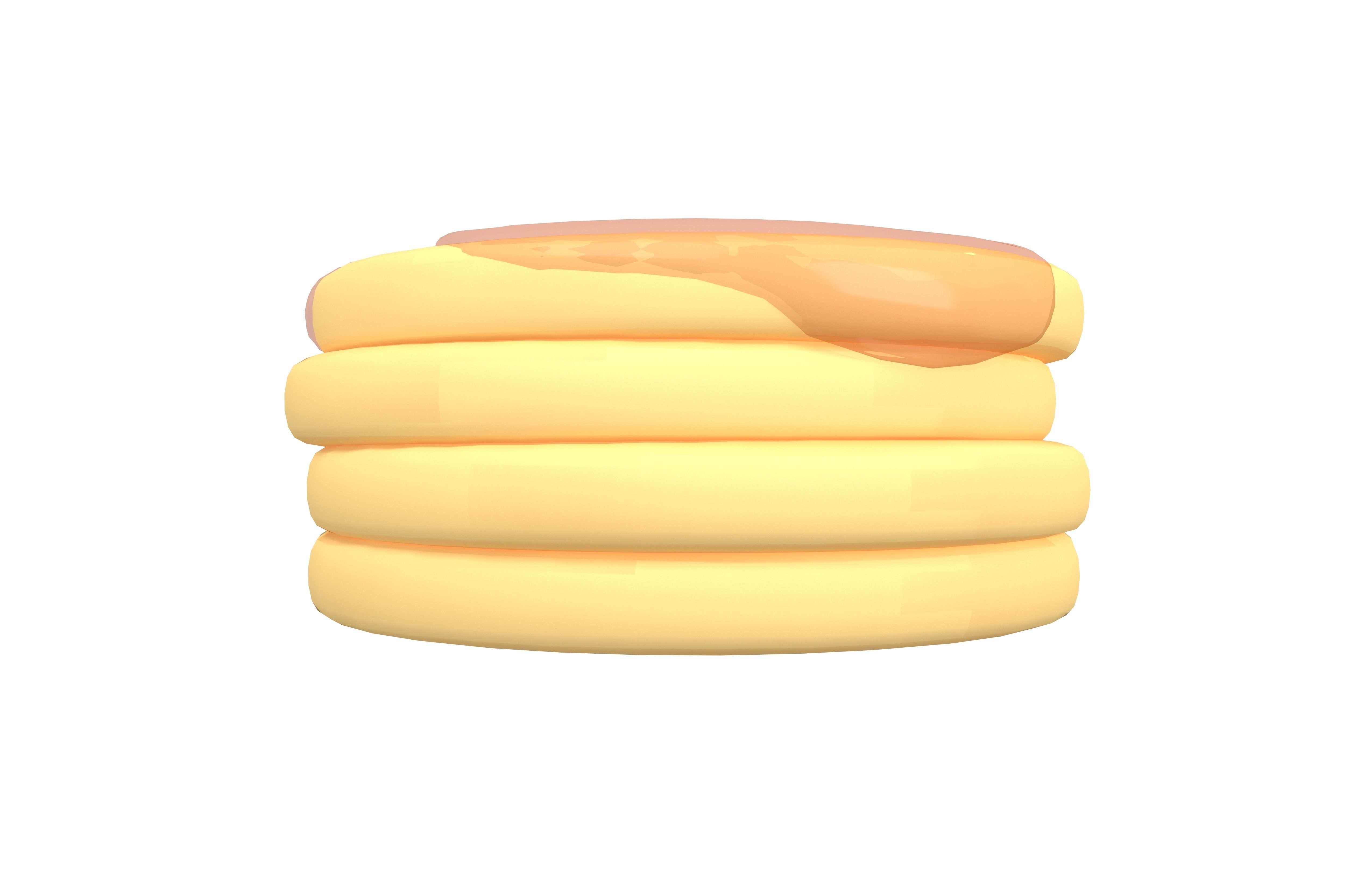 Pancake Mega Pack 01 Low-poly 3D model_22