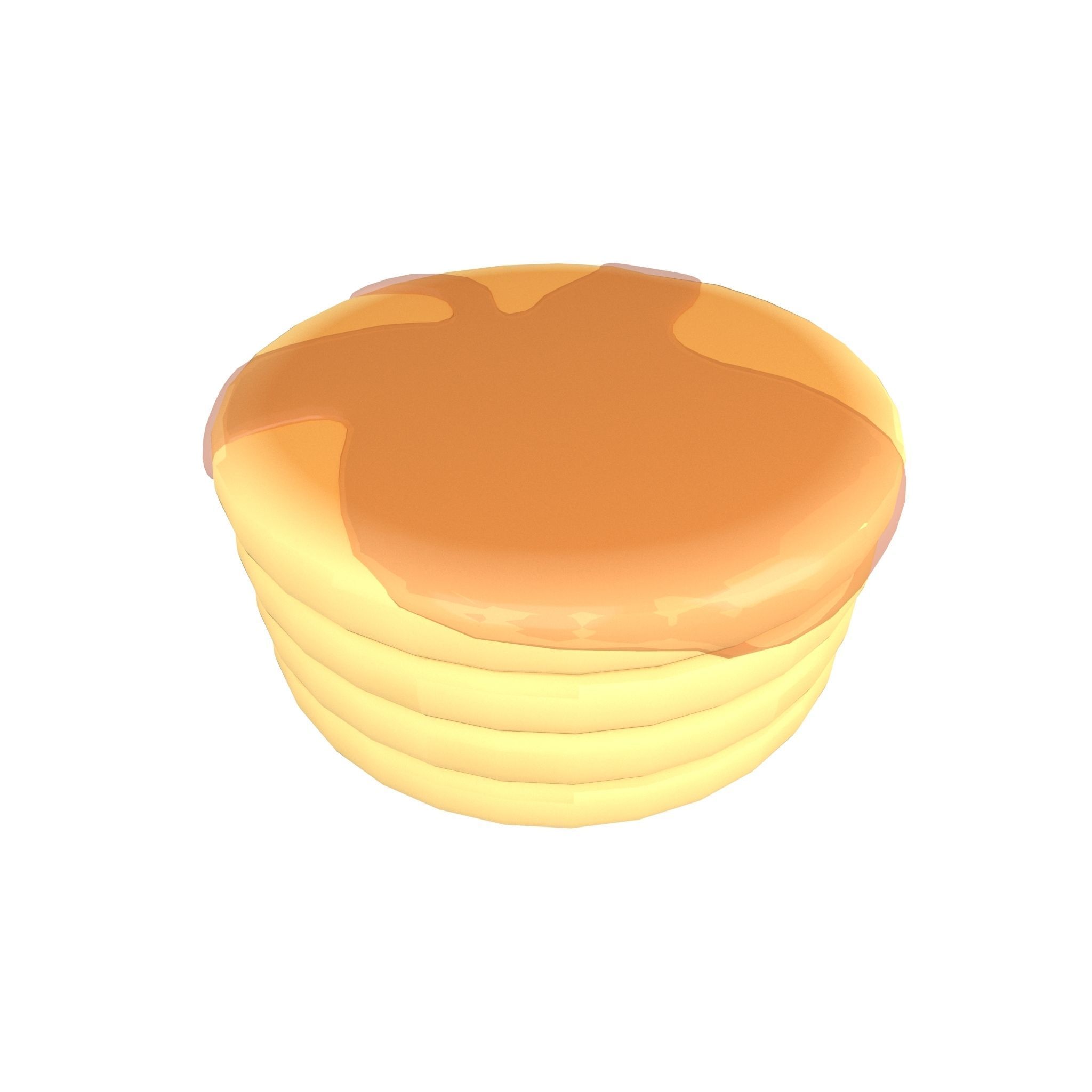 Pancake Mega Pack 01 Low-poly 3D model_9