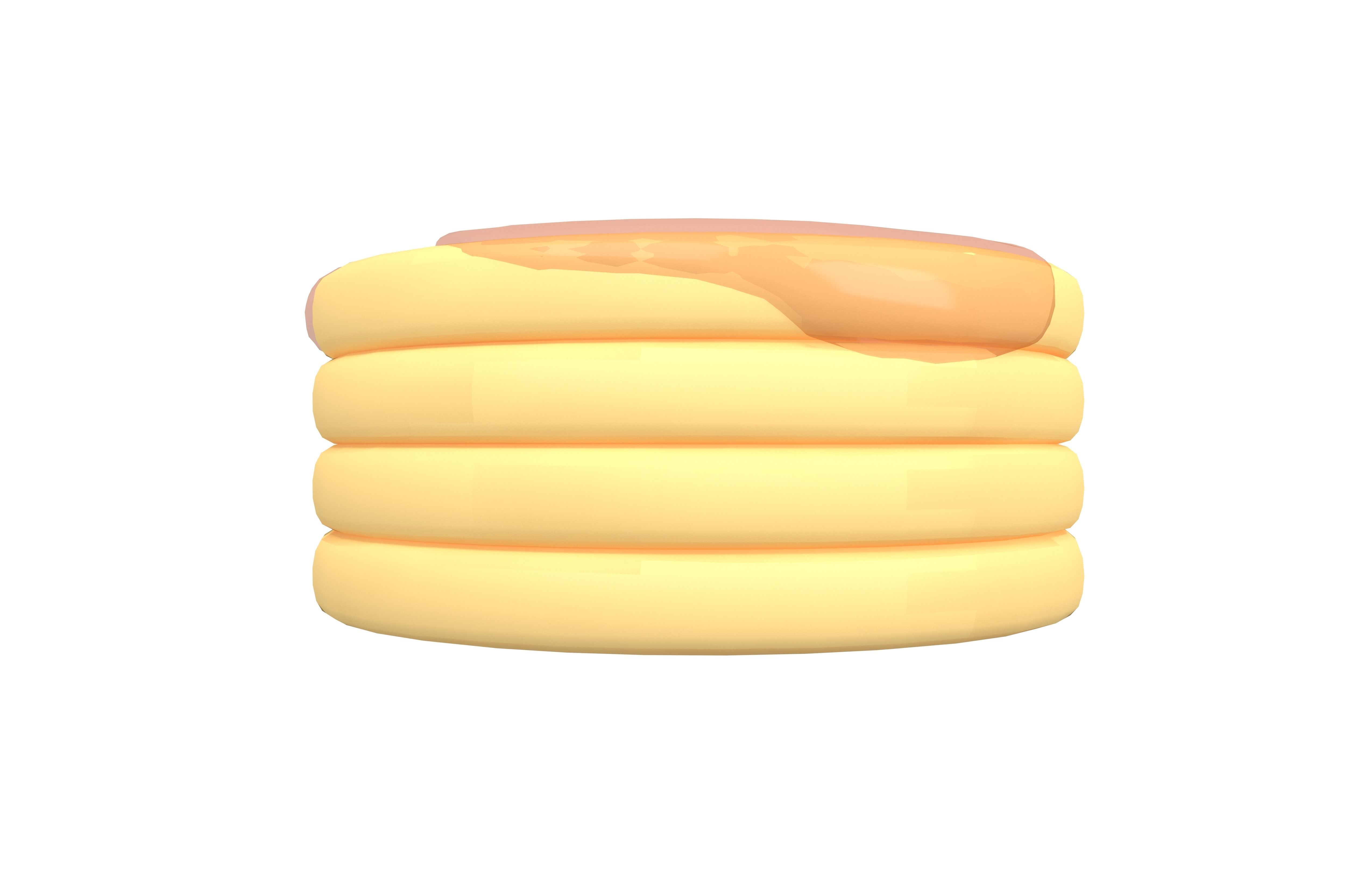 Pancake Mega Pack 01 Low-poly 3D model_14