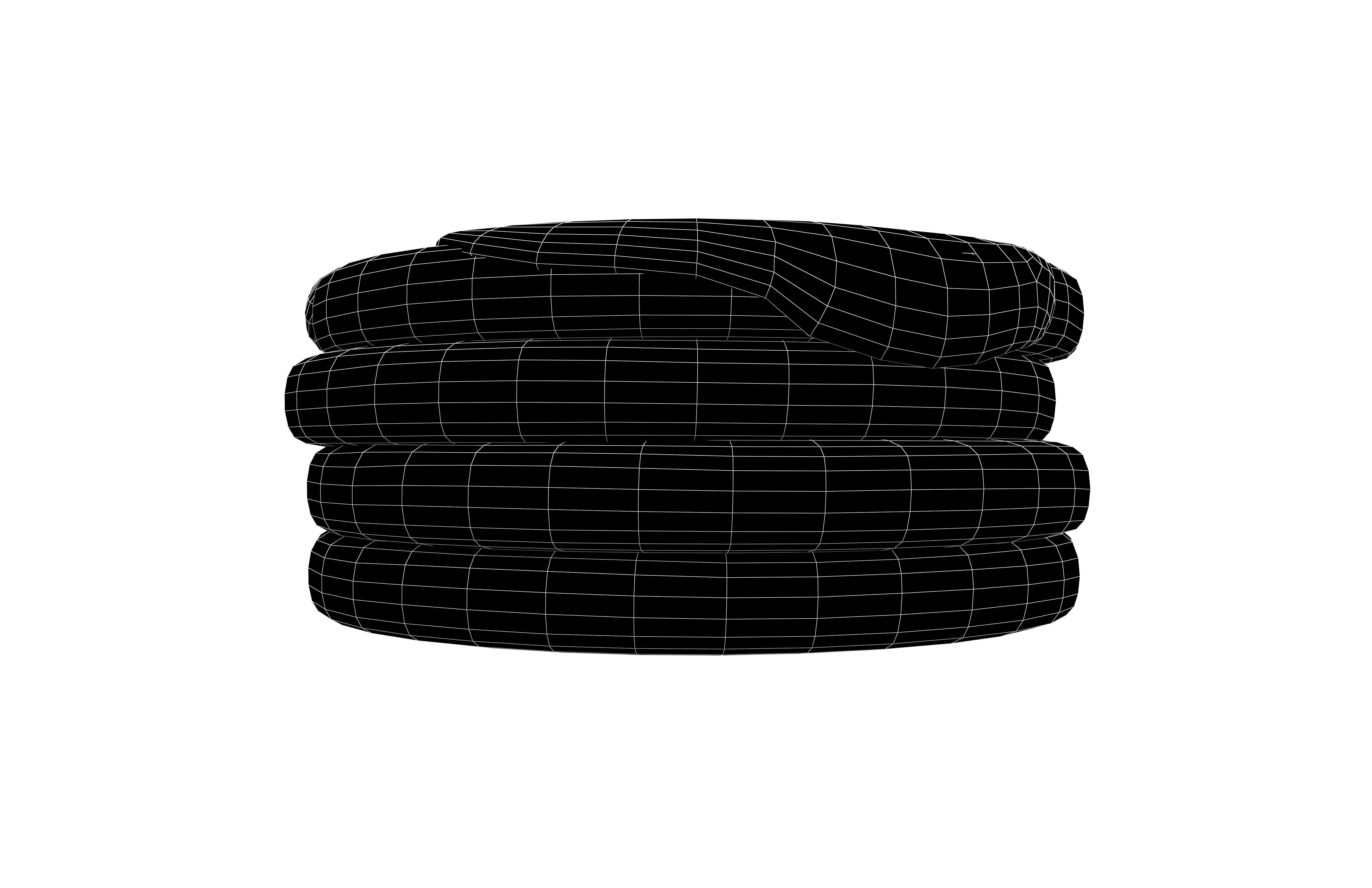 Pancake Mega Pack 01 Low-poly 3D model_25