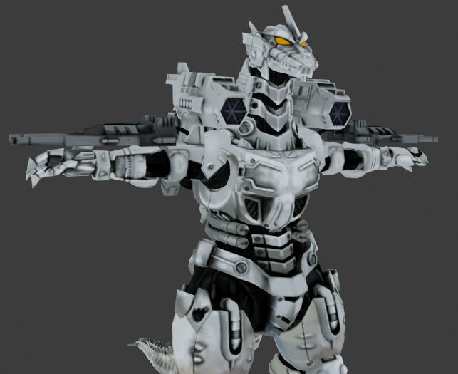 Kiryu Mechagodzilla 3 3D model_2