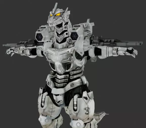 Kiryu Mechagodzilla 3 3D model_0