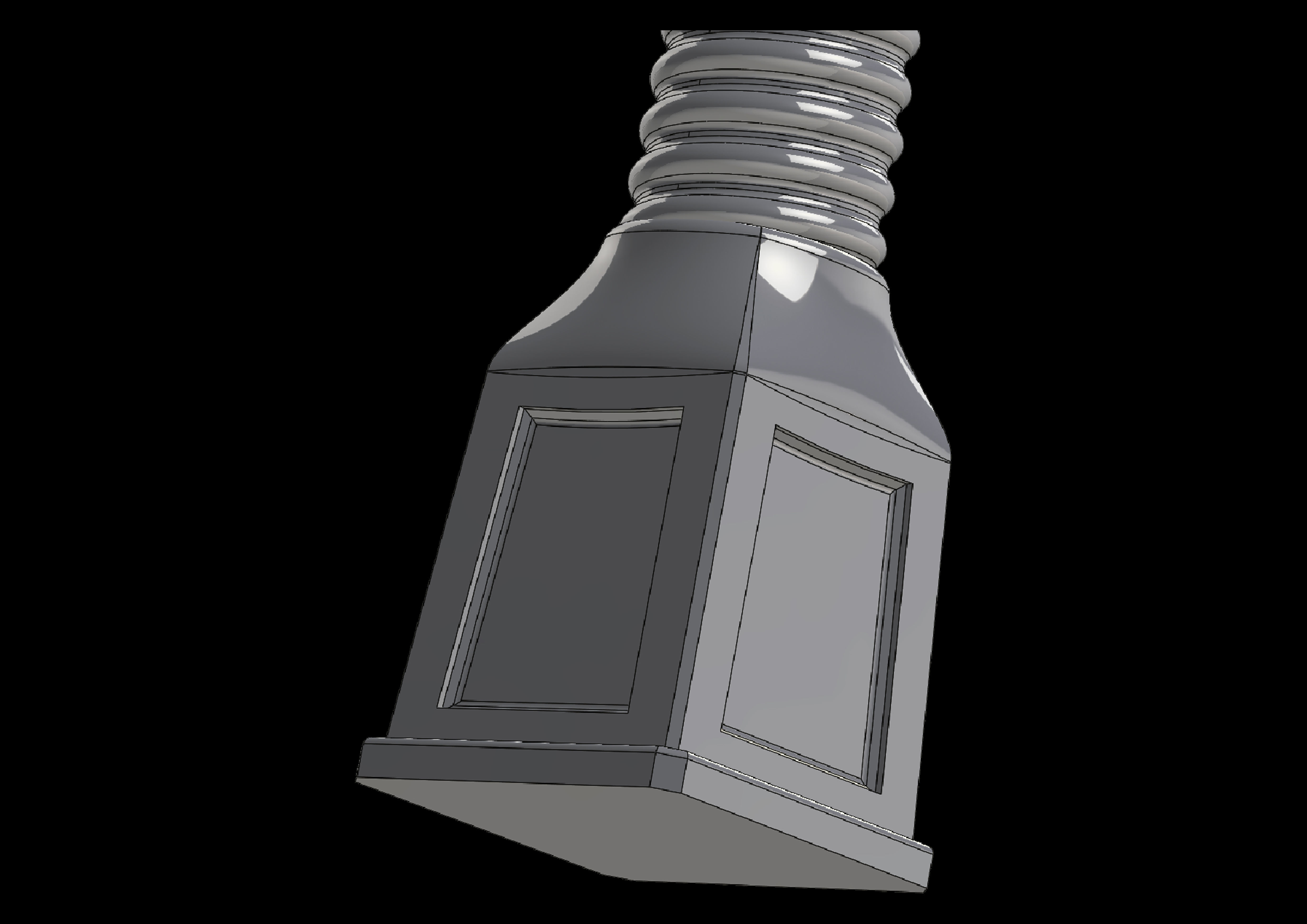 column Dorian 3D model_8