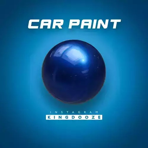 Car paint material Blender 3D model