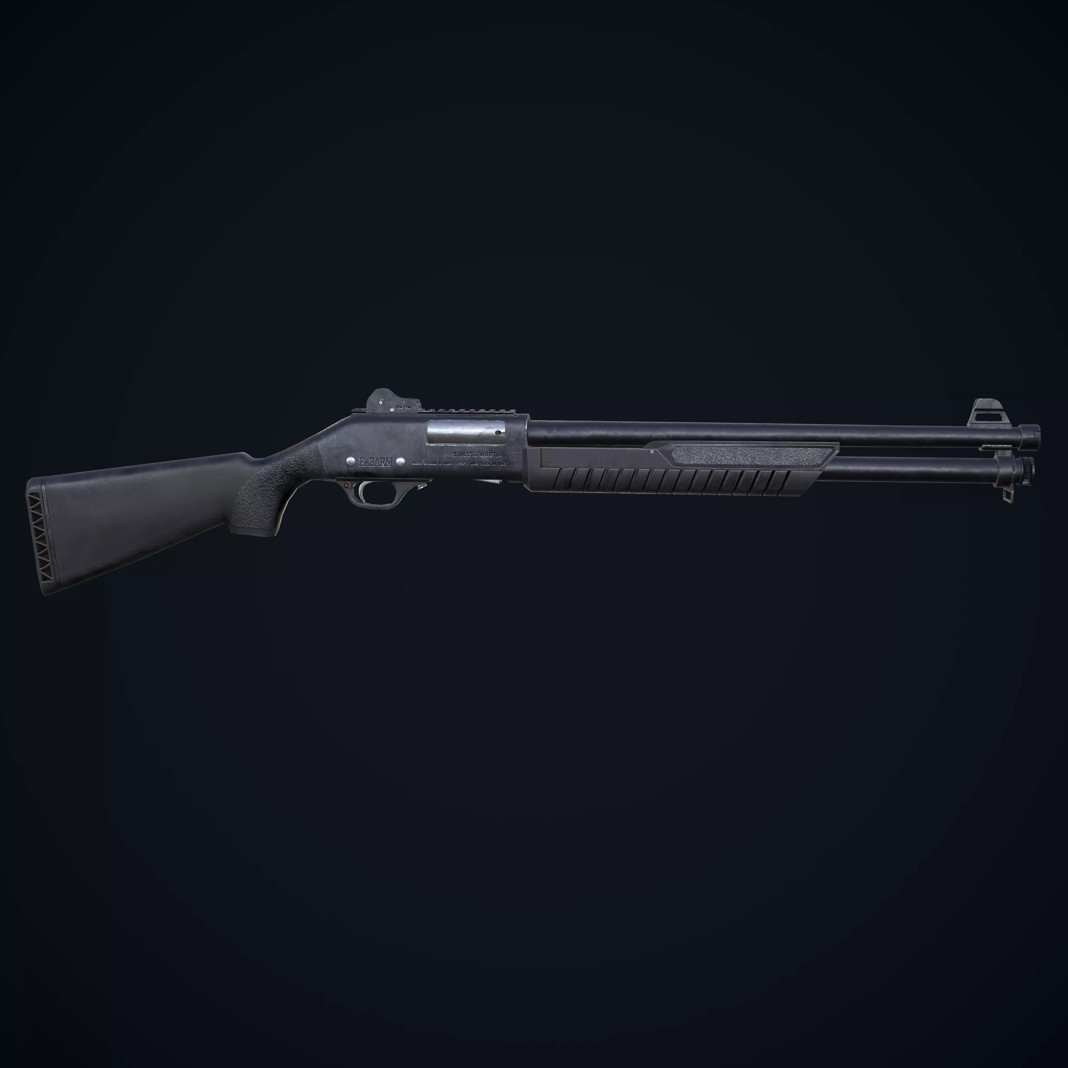 Fabarm Martial SDASS Low-poly 3D model
