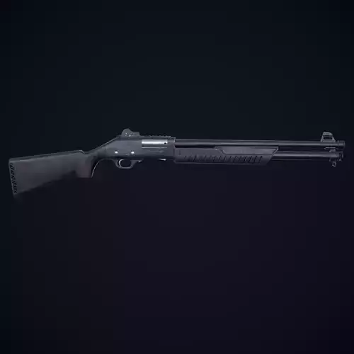 Fabarm Martial SDASS Low-poly 3D model