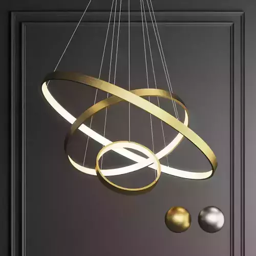 indoor modern circular ring chandelier
