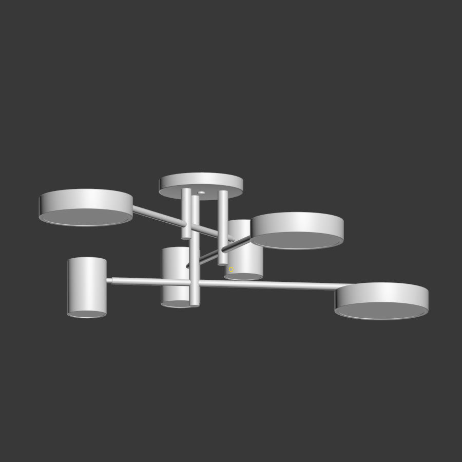 Technum Led Short Lampatron 3D model_1