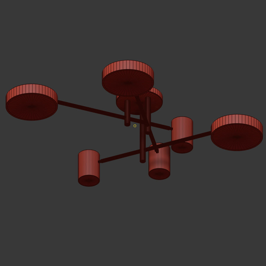 Technum Led Short Lampatron 3D model_4