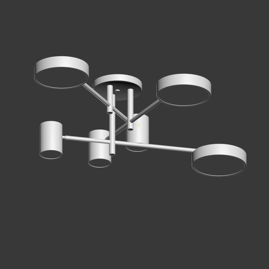 Technum Led Short Lampatron 3D model_3