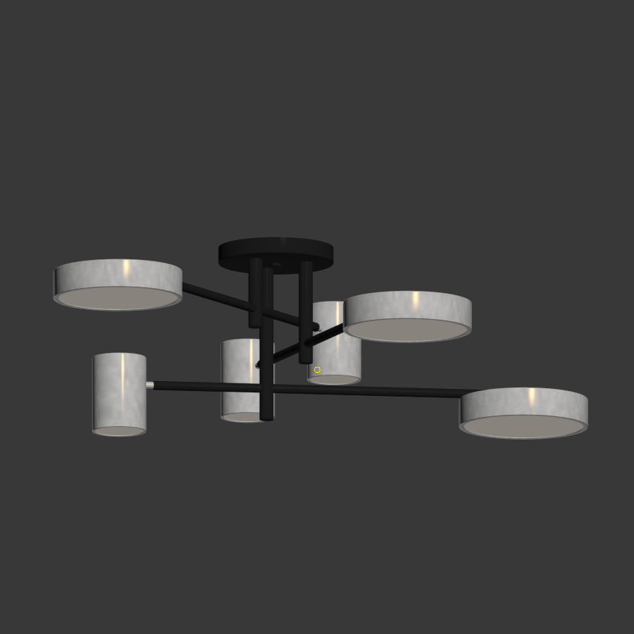 Technum Led Short Lampatron 3D model_2