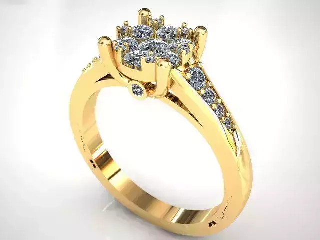 Classic Illusion diamond Ring 002