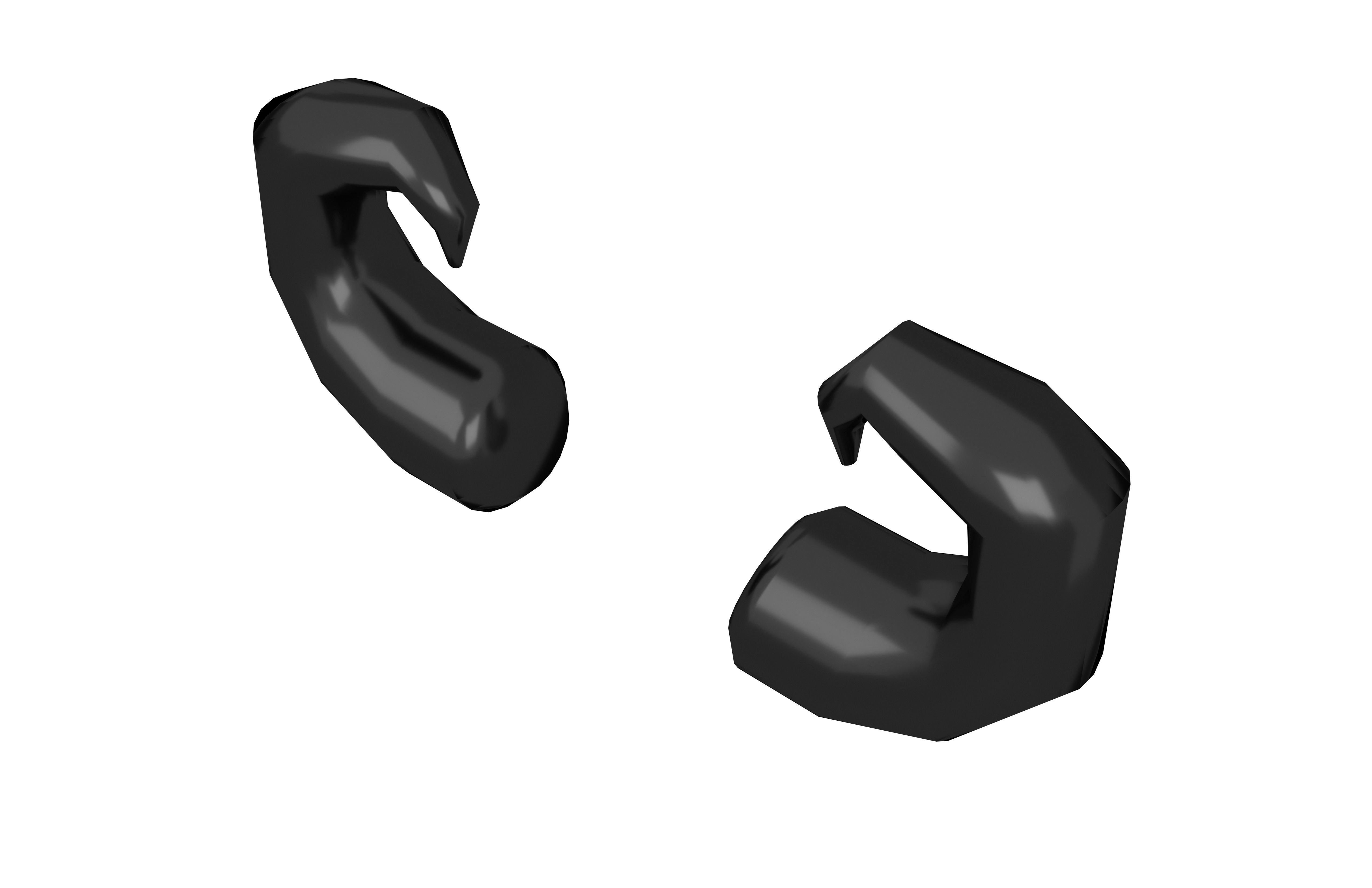 Goat Horn v2 009 Low-poly 3D model_3