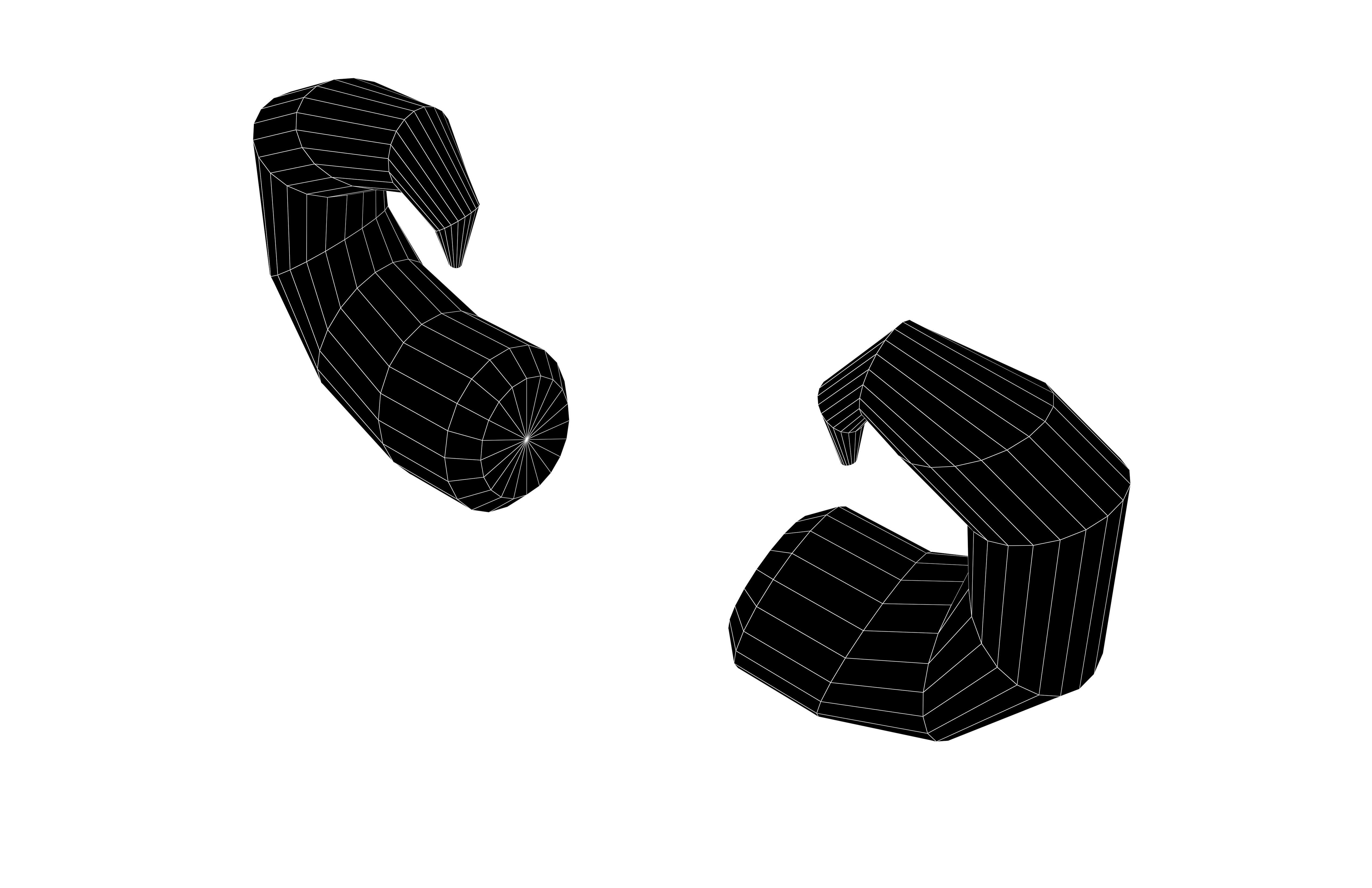 Goat Horn v2 009 Low-poly 3D model_6